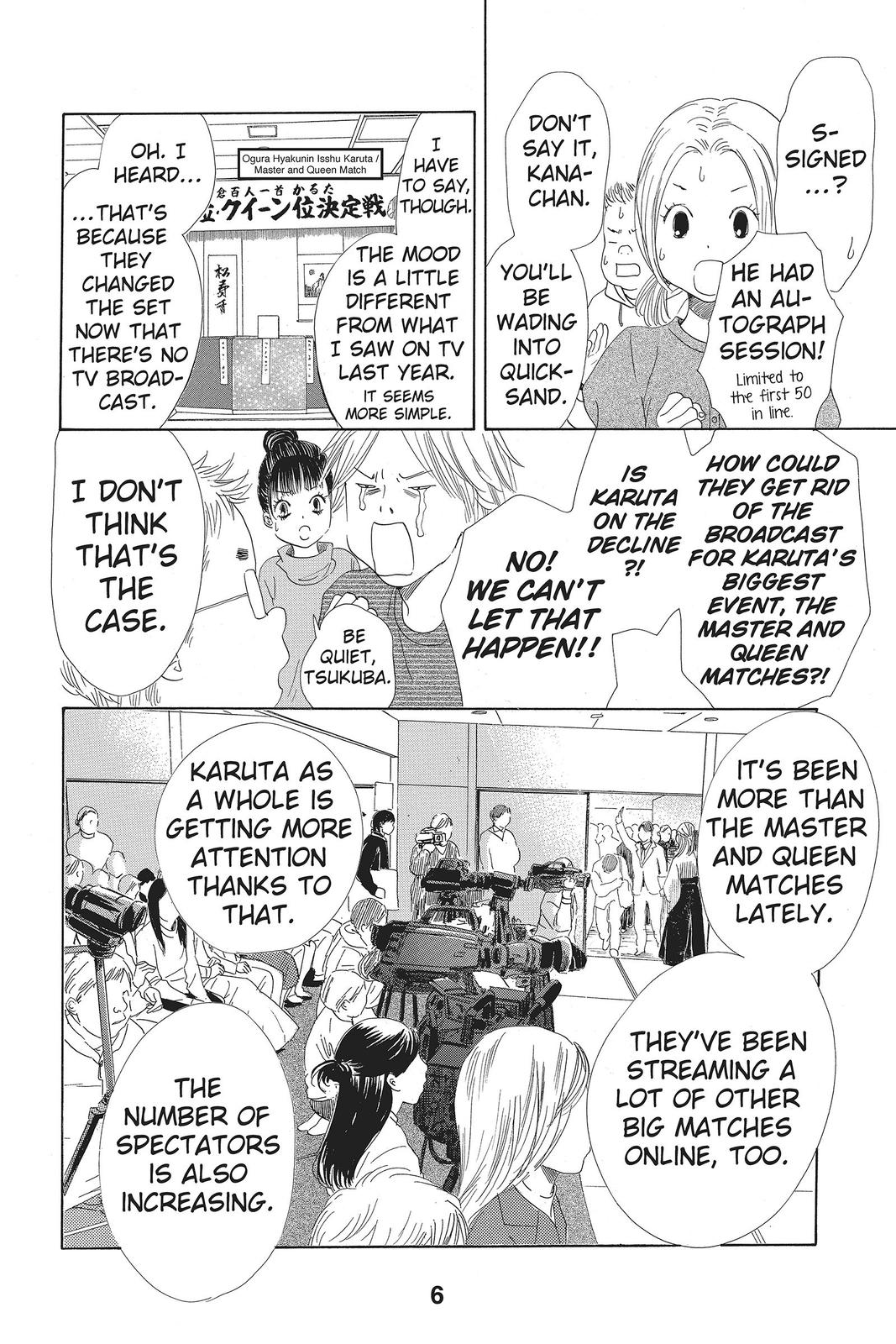 Chihayafuru Chapter 124 Page 6