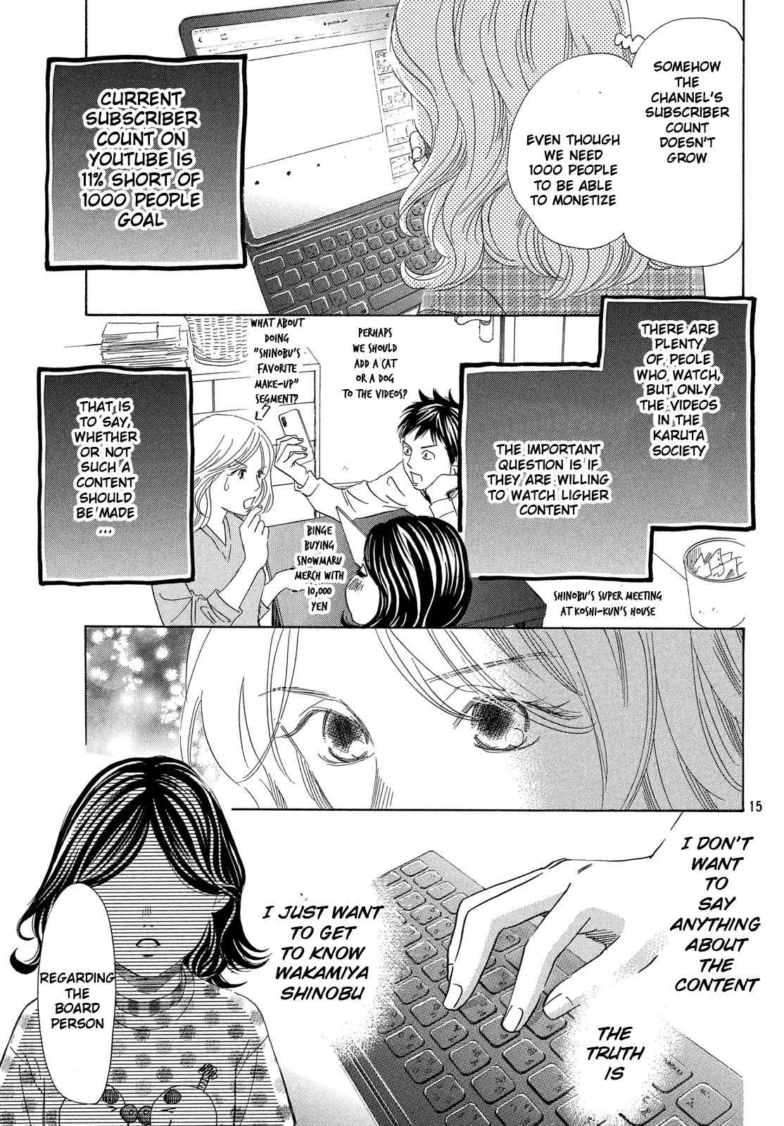 Chihayafuru Chapter 218 Page 14
