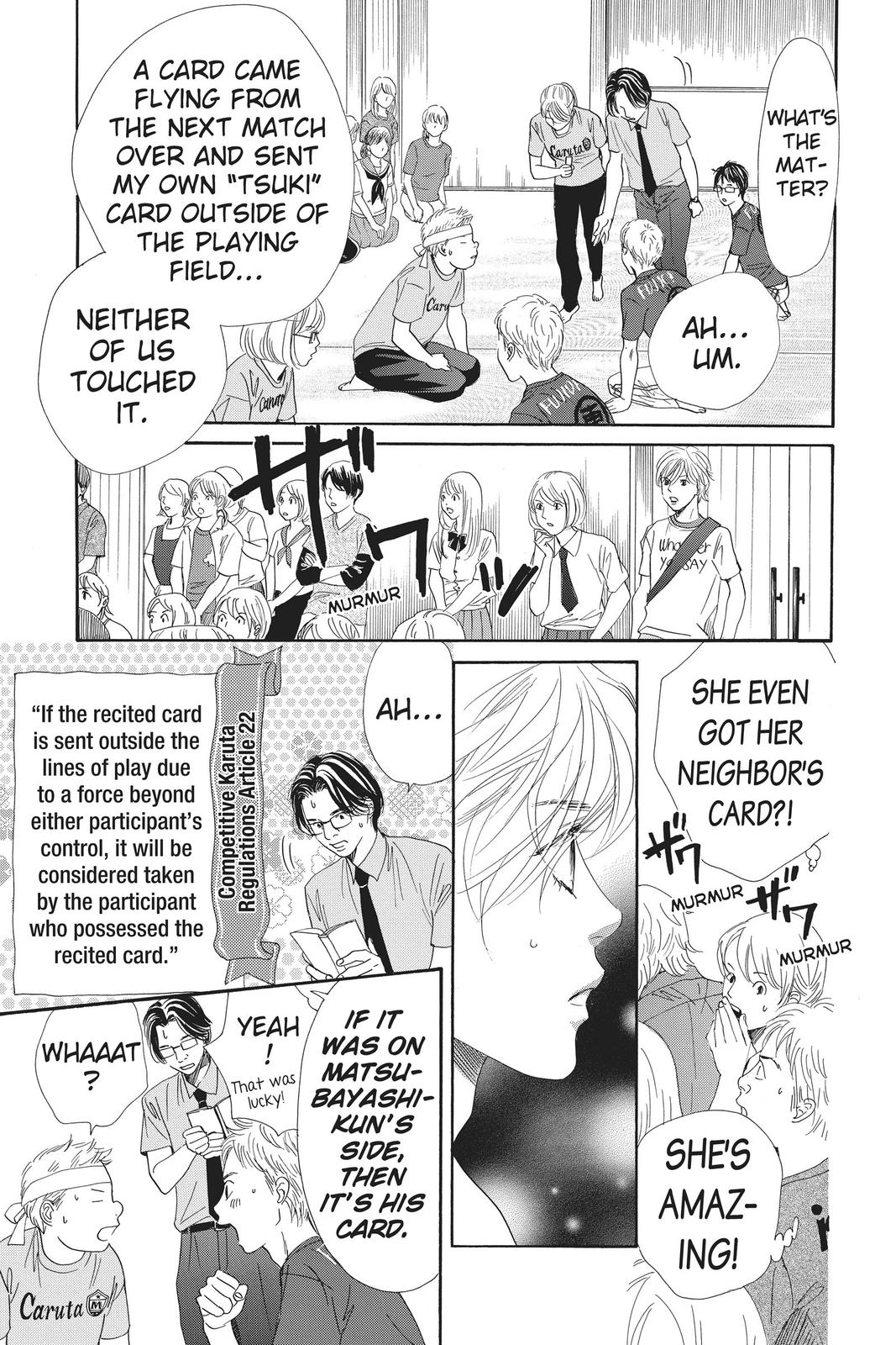 Chihayafuru Chapter 163 Page 6